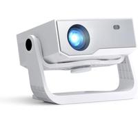 Projector with WiFi and Bluetooth, 1000+ Apps Installed, Electronic Focus & Auto Keystone, Zoom, Native 1080P 650 ANSI 20000Lumen 4K Support Portable Mini Video Projector Outdoor Indoor