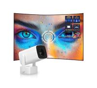 Projector With Wifi And Bluetooth 270° Rotatable & Electric Focus & Auto Keystone Portable 1080P Support Outdoor Movie Projector For Laptop/PC/Smartphone