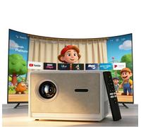 Projector with WiFi and Bluetooth|3 Years Protection|Compatible with 2000ANSI Native 1080P/4K | Short Throw Project for Home & Outdoor | Integrated Applications