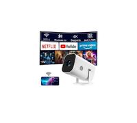 Projector With Wifi and Bluetooth, Mini Room Projector, Built-in APP And Speakers, Native 1080P Projector, Compatible 4K,Supports Smartphones/TV Stick/iPad/Laptop/PS5/HDMI/USB, indoor & outdoor use