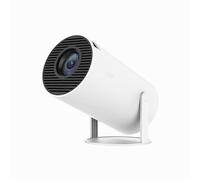 ProjectorDomo - Mini Home Projector, 130 Inch Big Screen, Plug & Play with Auto Focus and Keystone Correction, Lightweight Portable Design, Built-In Speakers and Streaming Apps, Quiet Operation with 5