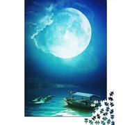 Projects 30 1000-Piece Puzzle for Adults, 38x26cm/1000pcs; for A Quiet Evening Project at Home; White Cardboard for Steady Handling