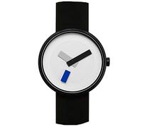 Projects Watches (Denis Guidone Blue Suprematism Steel IP Black White Silicon Unisex Watch