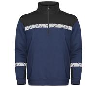 Projob Mens Progression Half Zip Sweatshirt UB1294