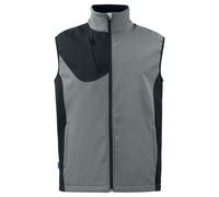 ProJob Men's Softshell Gilet | Zipped Body Warmer | Showerproof | 6 Colours | XS-5XL