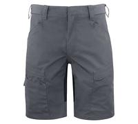 Projob Mens Stretch Cargo Shorts (32R) (Grey)