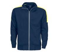 Projob Mens Sweatshirt / XL Navy/Yellow UB1012