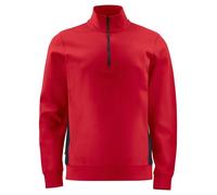 Projob Prio 2128 1/2 Zip Sweatshirt with Rib Knitted Cuffs