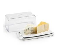 PREPWORKS Progressive International Cheese ProKeeper BPA-Free Plastic Meal Holder, 8.75 in L x 3.6 in H x 4.75 in D, Ideal for Maintaining Fridge Organization