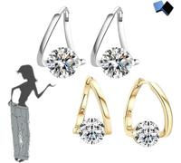 Prokeng Earrings,Prokeng Lymphvity Magnetic Therapy Earrings,Prokeng Lymphvity Earrings,Prokeng Lymphvity MagneTherapy Germanium Earrings,Lymphatic Magnetotherapy Germanium Earrings (Silver+Gold)
