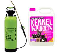 10L Pump Pressure Sprayer & Kennel Disinfectant 5 Fragrances Available ProKleen Pink One Size