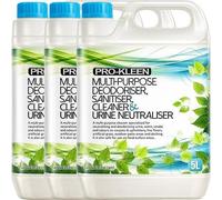 ProKleen 15L of Multi-Purpose Deodoriser Disinfectant Sanitiser Cleaner & Urine Neutraliser Super Concentrated Professional Formula