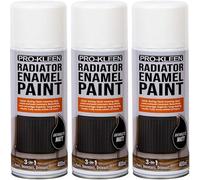 ProKleen Anthracite Matt Radiator Enamel Paint 400ml x3
