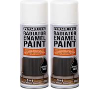 ProKleen Anthracite Satin Heat Resistant Radiator Enamel Paint 400ml x2