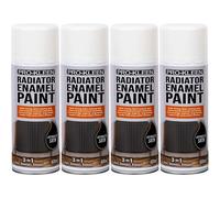 ProKleen Anthracite Satin Heat Resistant Radiator Enamel Paint 400ml x4