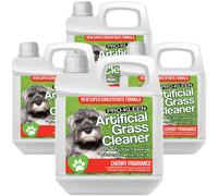 Artificial Grass Cleaner Disinfectant 4 x 1L Cherry Fragrance ProKleen Clear One Size