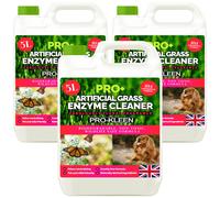 Pro-Kleen ProBio Artificial Grass Cleaner Probiotic Based Deodoriser Odour Eliminator 3 x 5L Non-Toxic Cruelty-free Pet Friendly - Floral Fragrance - Naturally derived Probiotic Cleaning