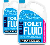 ProKleen Blue Toilet Chemical Fluid Cleaner for Caravan & Motorhomes 2 x 2L ProKleen Blue