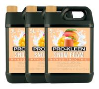 ProKleen Coloured Snow Foam Car Shampoo - Mango Smoothie Fragrance - 3 x 5L in Peach ProKleen Peach