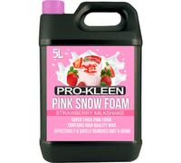 ProKleen Coloured Snow Foam Car Shampoo - Strawberry Fragrance - 1 x 5L in Pink ProKleen Pink