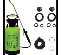 ProKleen Garden Pump Sprayer 5L With Brass Lance & Spare Seal Kits in Green ProKleen Green
