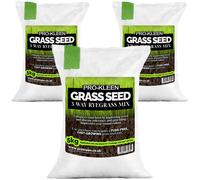 ProKleen Grass Seed 3 Way Ryegrass Mix Fast Germination Multi-Resistant 3 x 5KG in Beige ProKleen Beige
