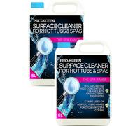 ProKleen Hot Tub, Spa & Whirlpool Antibacterial Surface Cleaner 2 x 5L in Clear ProKleen Clear