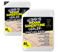Pro-Kleen Ultimate Indian Sandstone Sealer 5L - Protects Against Weathering, Stains, Oil & Grease - Lasts for up to 10 Years - Leaves a Clear Matt Finish - Covers up to 50m2