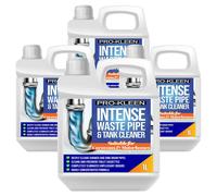 ProKleen Intense Waste Pipe & Tank Cleaner for Caravans & Motorhomes 4 x 1L in Clear ProKleen Clear