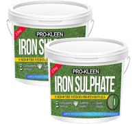 ProKleen Iron Sulphate Lawn Tonic Feed Easily Soluble Damp Powder 2 x 2.5KG in Green ProKleen Green
