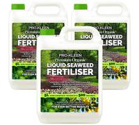 ProKleen Liquid Organic Ascophyllum Seaweed Extract Fertiliser 3 x 5L in Clear ProKleen Clear