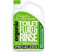 ProKleen Organic Toilet Chemical Fluid Rinse Caravan & Motorhome Cleaner 1 x 2L in Green ProKleen Green