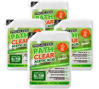 Pro-Kleen Path Cleaner Acetic Acid Concentrated 30% - Glyphosate Free - See Results In Hours, Double Strength - Eco-Friendly, Organic, Children and Pet Safe Once Dry (4 x 5 Litres)
