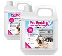 Pet Bedding Laundry Non-Bio Washing Detergent Linen Fragrance 2 x 1L ProKleen White One Size