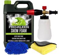 ProKleen Pro-Kleen Apple Snow Foam, Karcher K Series Snow Foam Lance & Microfibre Cloth & Mitt Pressure Washer