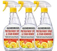 ProKleen Pro-Kleen Citrus Carpet and Upholstery Pre Treatment and Spot Stain Remover Spray 3 x 750ml