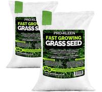 ProKleen Pro-Kleen Fast Growing Grass Seed 2x 5Kg Covers Up to 600m2 Fast Growing Hard Wearing for New Lawns, Overseeding and Patch Repair