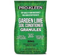ProKleen Pro-Kleen Garden Lime Soil Conditioner Granules 20kg Granular Limestone Increases pH Levels to Neutralise Soil Fast Acting
