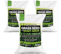 ProKleen Pro-Kleen Grass Seed for Shady Areas 3x5Kg Covers 900m2 Fast Growing Hard Wearing for New Lawns, Overseeding and Patch Repair