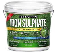 ProKleen Pro-Kleen Iron Sulphate 1 KG PREMIUM Ferrous Pure Lawn Tonic- Lawn Conditioner and Turf Hardener. Damp Grade