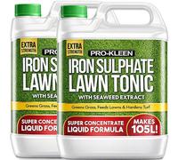ProKleen Pro-Kleen Lawn Tonic Liquid Iron Sulphate Quality Ferrous Conditioner Fertiliser Grass Greener Turf Hardener 10L