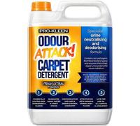 ProKleen Pro-Kleen Odour Attack Pet Carpet Cleaner Shampoo Contains Active Enzymes to Digest Urine Proteins 5L
