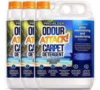 ProKleen Pro-Kleen Odour Attack Pet Carpet Cleaner Shampoo Contains Active Enzymes to Digest Urine Proteins Ocean Fragrance 15L