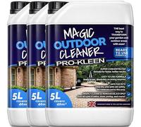 ProKleen Pro-Kleen Outdoor Miracle Cleaner Black Spot Remover Spray and Leave Cleaner Removes Stains, Marks & Lichen 15L