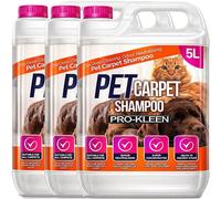 ProKleen Pro-Kleen Pet Carpet Cleaner Professional Upholstery Extraction Shampoo Solution, with reactivating Odour Treatment 15L