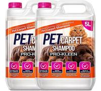 ProKleen Pro-Kleen Pet Carpet Cleaner Professional Upholstery Extraction Shampoo Solution, with reactivating Odour Treatment 10L