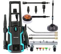 ProKleen Pro-Kleen Pressure Washer Jet Power Cleaner With Chassis Cleaner, Patio Attachment And Rotary Brush