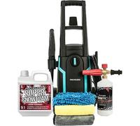 ProKleen Pro-Kleen Pressure Washer Power Jet Wash 1600W Super Snow Foam 1ltr Cherry and Cloths