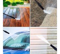 ProKleen Pro-Kleen Pressure Washer Power Jet Wash 1600W Super Snow Foam 1ltr Orange and Cloths