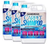 ProKleen Pro-Kleen Professional Carpet & Upholstery Shampoo Ocean Fresh Fragrance 15L High Concentrate Cleaning Solution